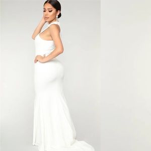 The Royal Debut - White Maxi Dress Fashion Nova